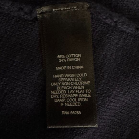 New Express Stripe Blocked Sweater Skater Dress Knit Nautical Womens Size Medium - Picture 7 of 9